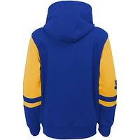 Preschool  Blue St. Louis Blues Face Off Full Zip Hoodie