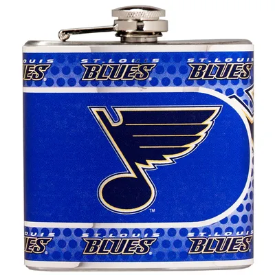 St. Louis Blues 6oz. Stainless Steel Hip Flask - Silver