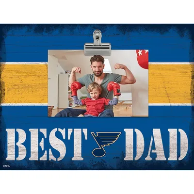 St. Louis Blues 10'' x 10'' Best Dad Clip Frame