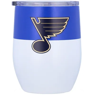 St. Louis Blues 16oz. Colorblock Stainless Steel Curved Tumbler