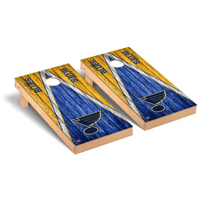 Lids St. Louis Blues 2' x 3' Solid Wood Cornhole Vintage Game Set