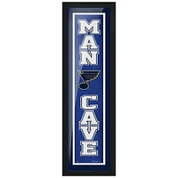 St. Louis Blues - 6'' x 22'' Man Cave Framed Sign