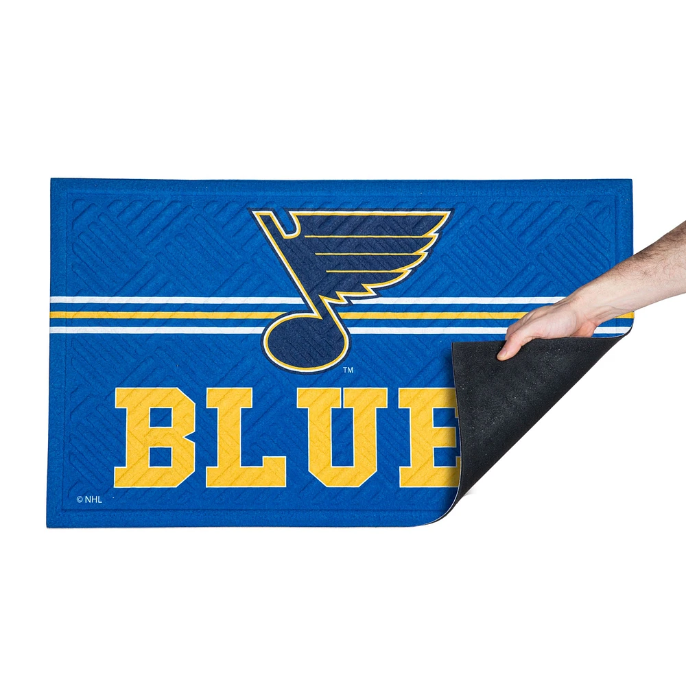 St. Louis Blues Embossed Door Mat