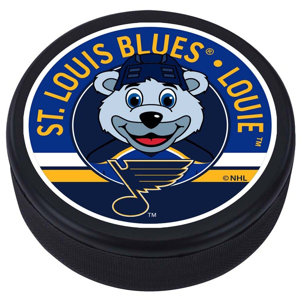 St. Louis Blues - Mascot Design Hockey Puck