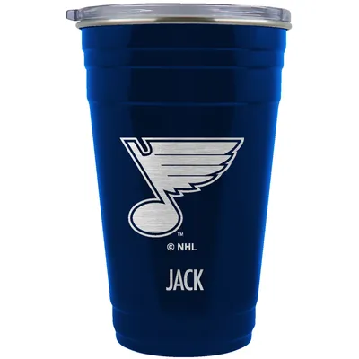 St. Louis Blues Team Logo 22oz. Personalized Tailgater Travel Tumbler