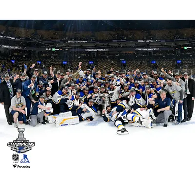 Louie St. Louis Blues Fanatics Authentic Unsigned 2019 Stanley Cup  Champions Parade Photograph