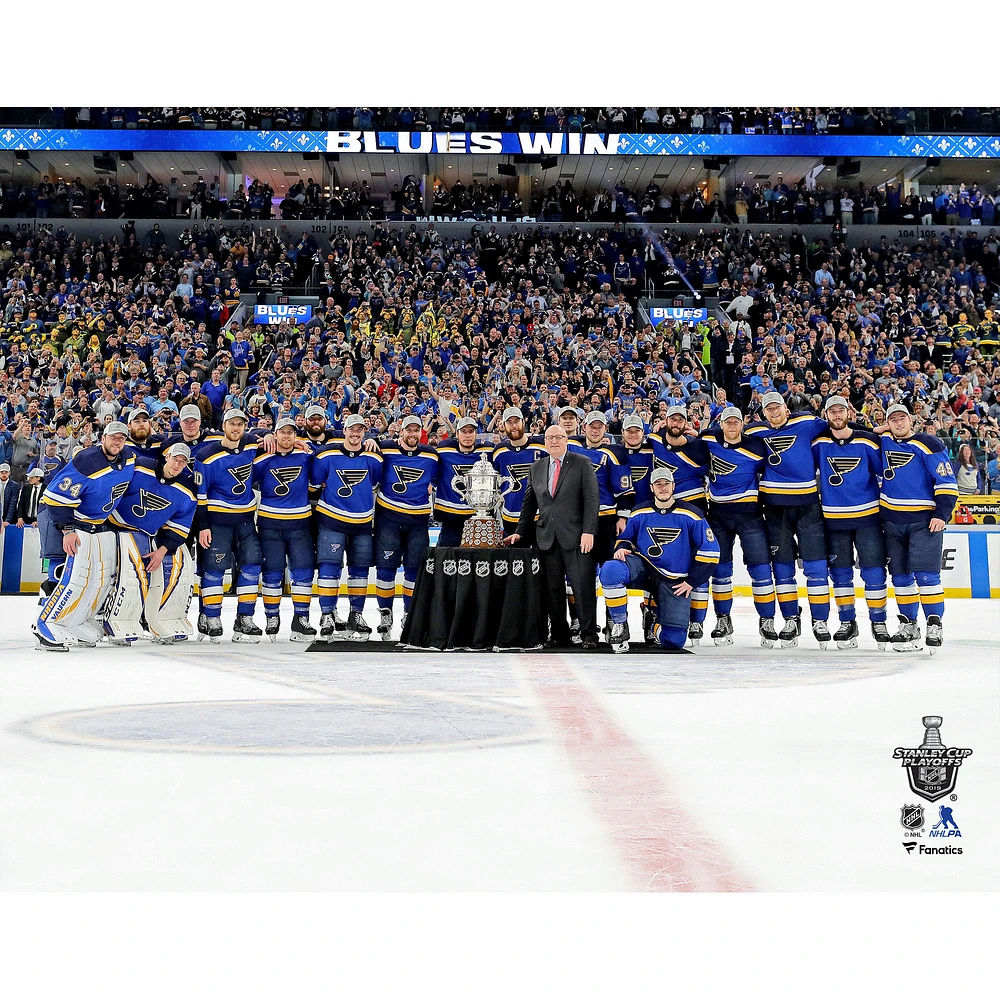 St. Louis Blues Unsigned 2019 Western Conference Champions Team Celebration Photograph