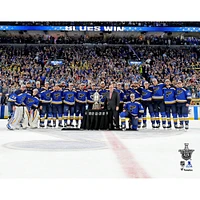 St. Louis Blues Unsigned 2019 Western Conference Champions Team Celebration Photograph