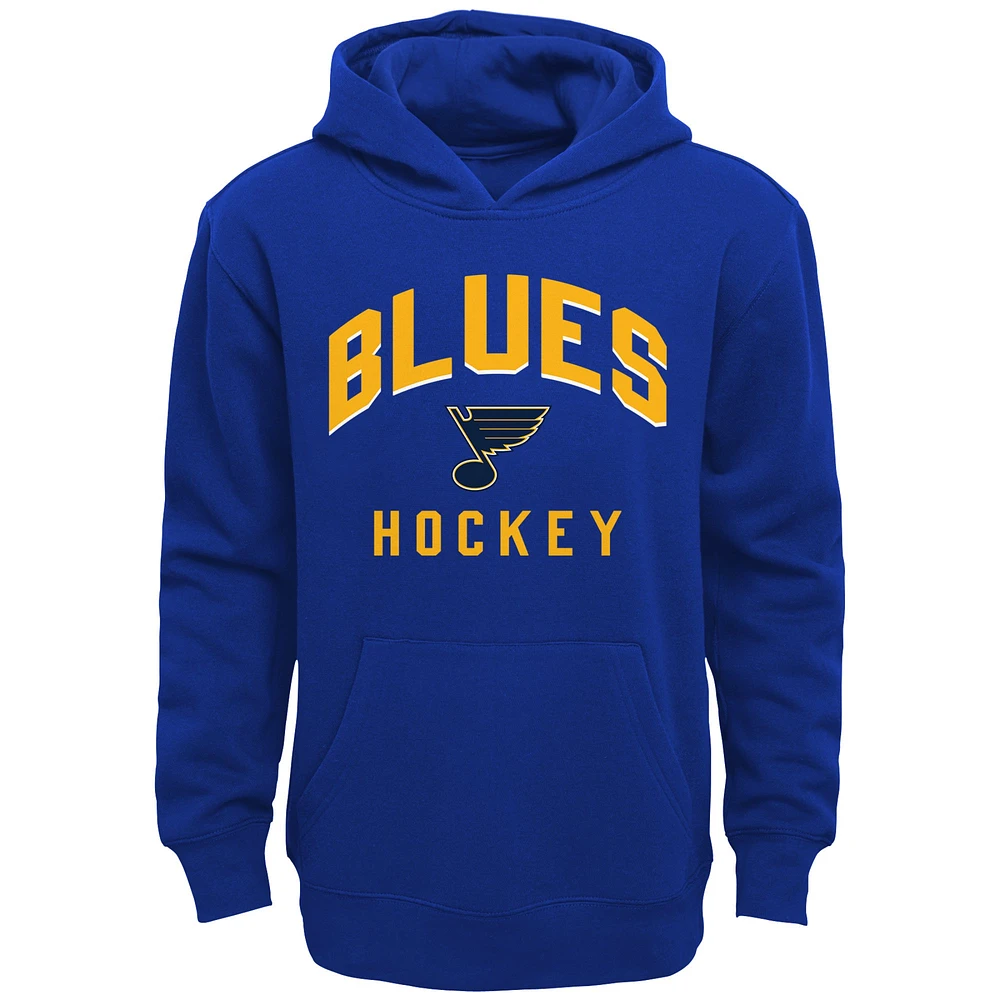 Toddler Blue/Heather Gray St. Louis Blues Play by Pullover Hoodie & Pants Set