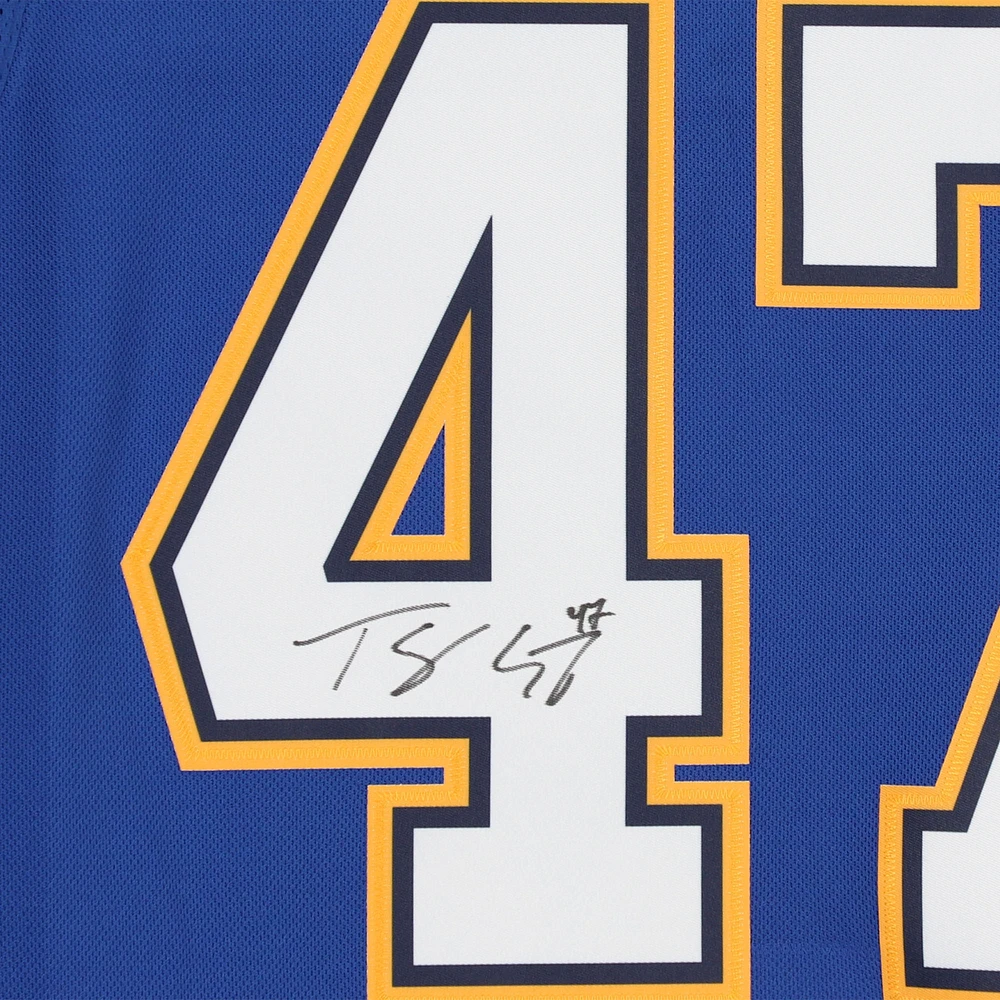 Torey Krug St. Louis Blues Autographed Blue Adidas Authentic Jersey