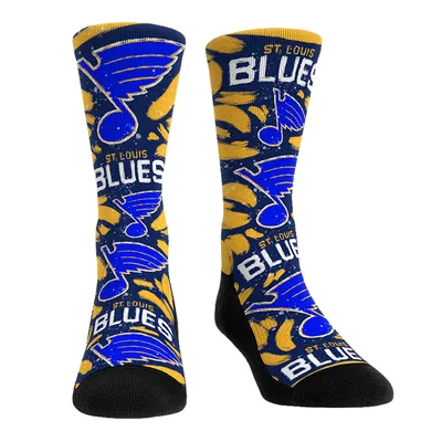 Unisex Rock Em Socks St. Louis Blues Allover Logo & Paint Crew