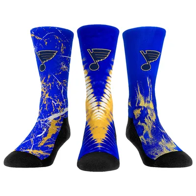 St. Louis Blues Rock Em Socks Unisex Three-Pack Crew Set