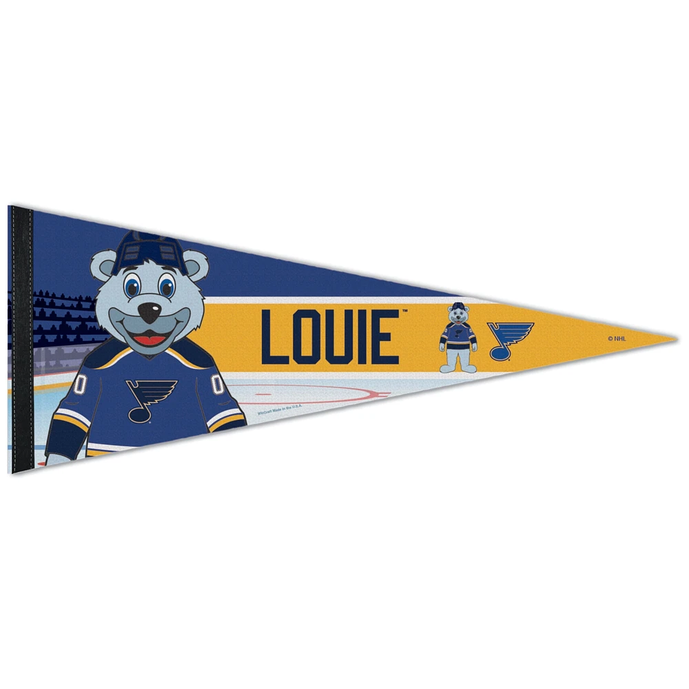 WinCraft St. Louis Blues Fanion mascotte premium 12" x 30"