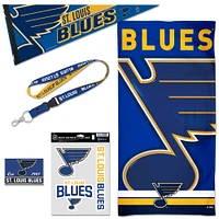 Pack d'accessoires pour fans WinCraft St. Louis Blues House