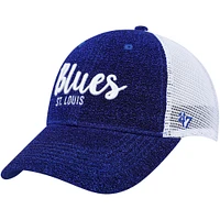 Women's '47 Blue/White St. Louis Blues Encore MVP Trucker Snapback Hat