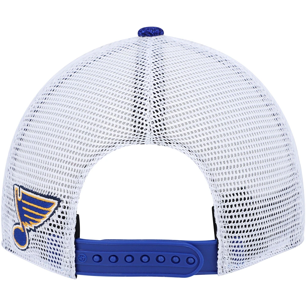 Casquette '47 Blue/White St. Louis Blues Encore MVP Trucker Snapback pour femme