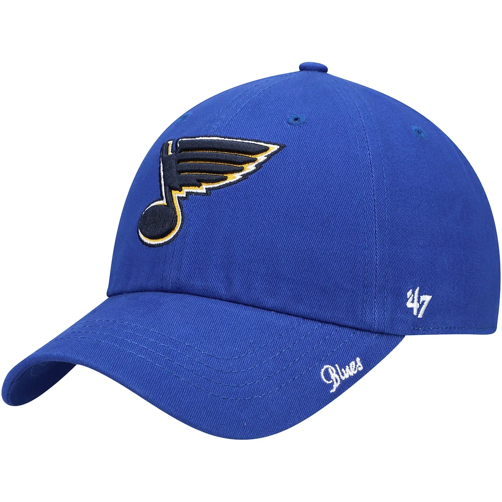 '47 Bleu St. Louis Blues Team Miata Clean Up Casquette réglable pour femme