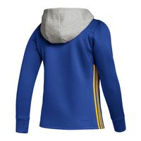 Women's adidas Blue St. Louis Blues Skate Lace Primeblue Team Pullover Hoodie