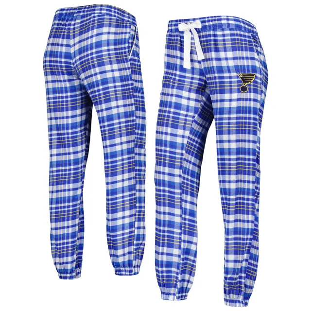 Women's St. Louis Blues Concepts Sport Blue Mainstay Flannel Full