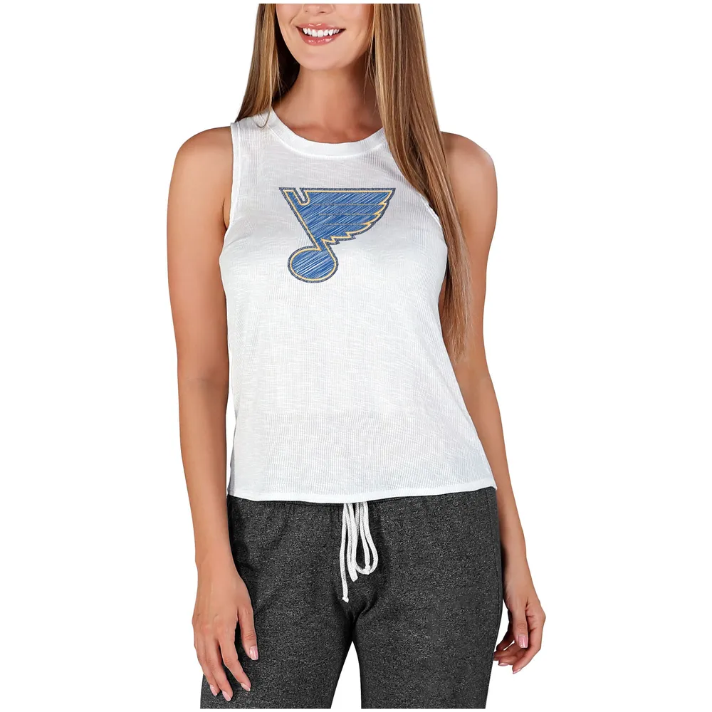 Women's Toronto Blue Jays Concepts Sport White Gable Knit T-Shirt