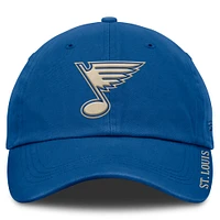 Casquette ajustable classique d'hiver 2025 de la LNH pour femmes Fanatics Blue St. Louis Blues