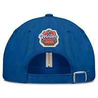 Casquette ajustable classique d'hiver 2025 de la LNH pour femmes Fanatics Blue St. Louis Blues