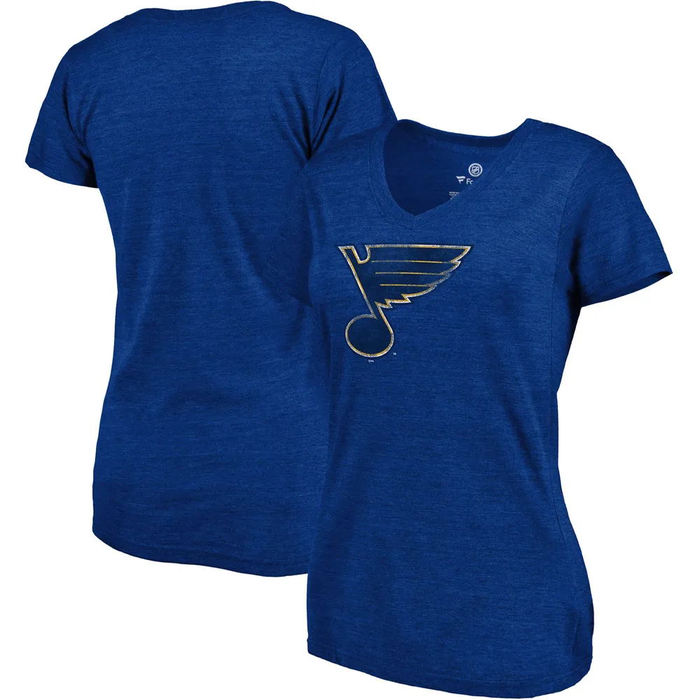 St. Louis Blues Fanatics Branded Women's Crystal-Dye Long Sleeve T-Shirt -  Blue