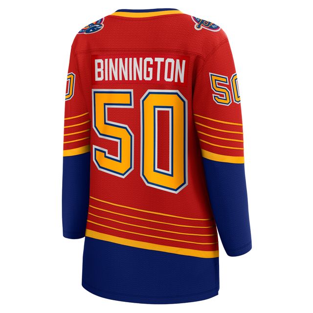 ST. LOUIS BLUES TODDLER PREMIER REVERSE RETRO BINNINGTON 50 JERSEY