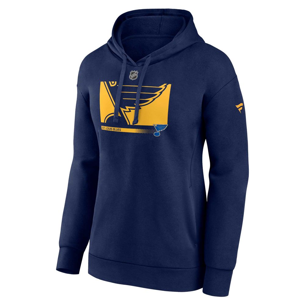 Men's Fanatics Branded Gold St. Louis Blues Authentic Pro Primary Long Sleeve T-Shirt