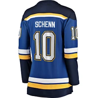 Maillot de joueur échappé à domicile Fanatics Brayden Schenn bleu St. Louis Blues pour femmes