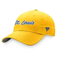 Women's Fanatics Gold  St. Louis Blues Breakaway Adjustable Hat