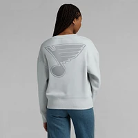 Sweat-shirt à capuche Fanatics gris pour femme St. Louis Blues Elements Flow