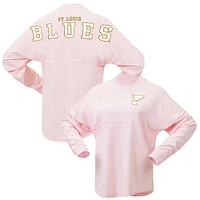 Women's Fanatics Pink St. Louis Blues Spirit Jersey Long Sleeve T-Shirt