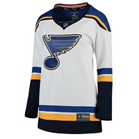 Maillot Breakaway extérieur Fanatics blanc St. Louis Blues pour femmes