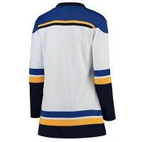 Maillot Breakaway extérieur Fanatics blanc St. Louis Blues pour femmes