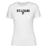 T-shirt capsule Maddox City des Blues de St. Louis pour femme, blanc, Levelwear