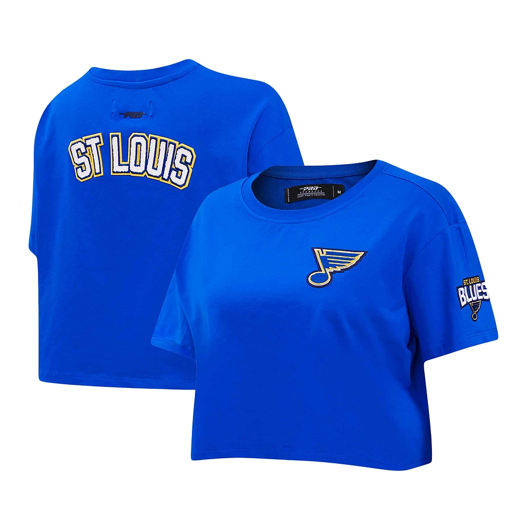 T-shirt court classique Pro Standard Blues St. Louis pour femme