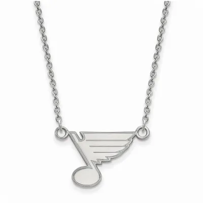 St. Louis Blues Women's Sterling Silver Small Pendant Necklace