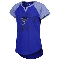 T-shirt à col cranté St. Louis Blues Grand Slam pour femme, bleu Starter