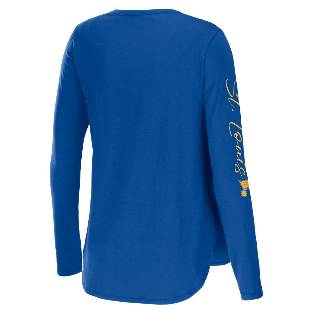 St. Louis Blues Ladies Long Sleeved Shirts, Blues Ladies Long