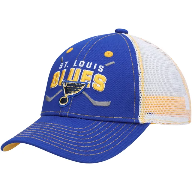Lids St. Louis Blues Youth Winger Airmesh Trucker Snapback Hat