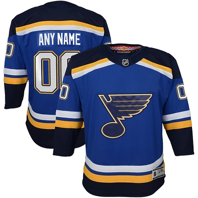 Enfant Bleu St. Louis Blues Domicile 2020/21 - Maillot Premier Personnalisé