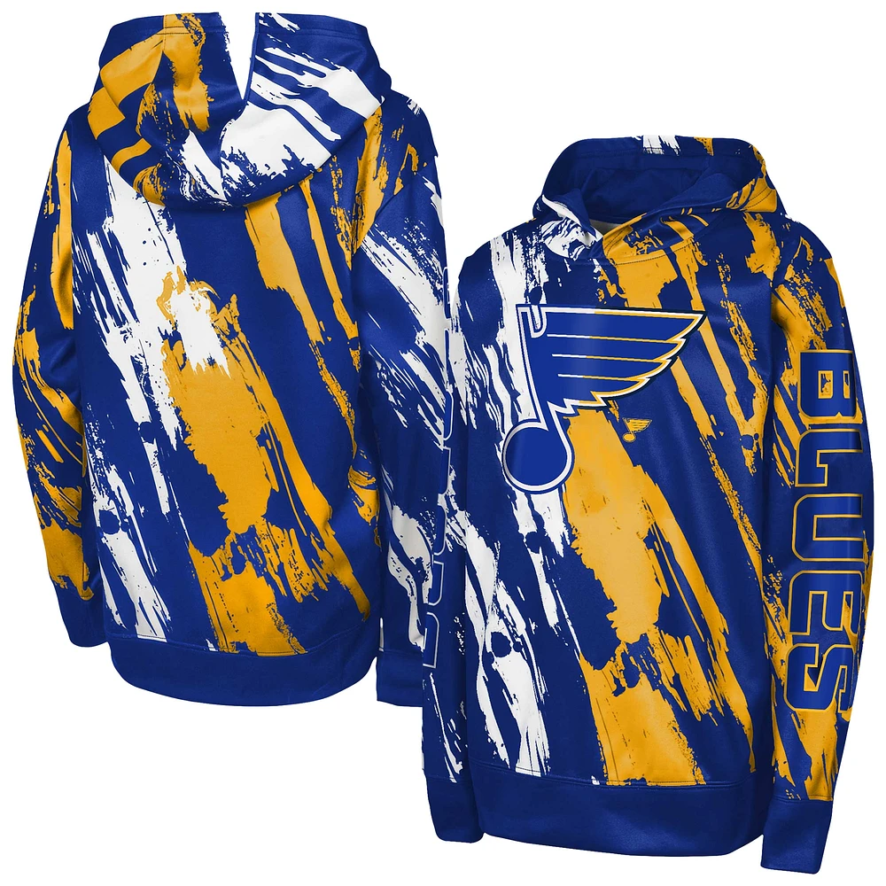 Youth Blue St. Louis Blues Master Snipe Pullover Hoodie