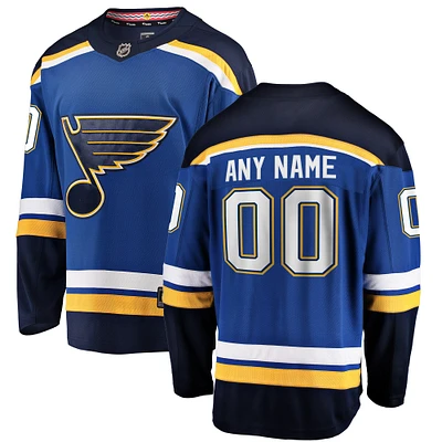 Youth Fanatics Blue St. Louis Blues Breakaway - Custom Jersey