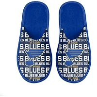 Chaussons FOCO St. Louis Blues Scuff Wordmark pour jeune