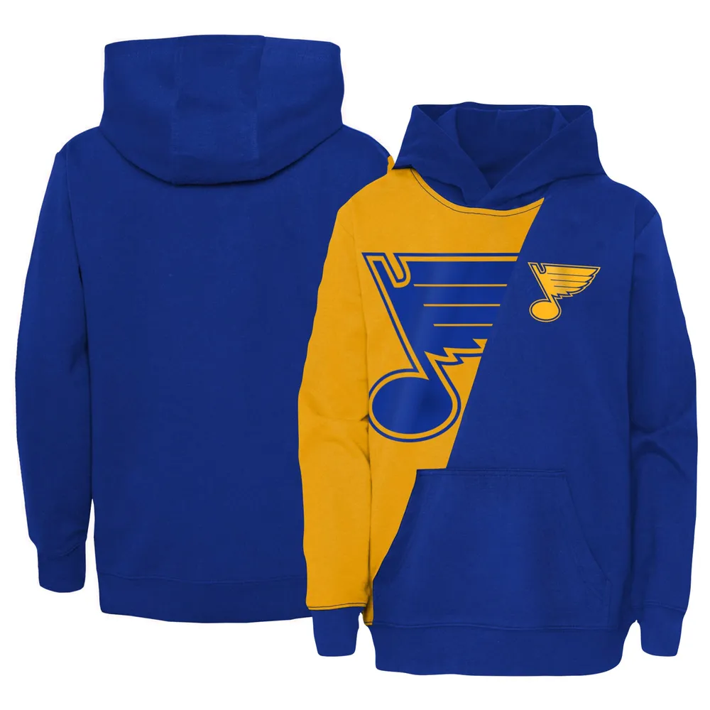 Youth Blue St. Louis Blues Ageless Revisited Home Lace-Up Pullover Hoodie