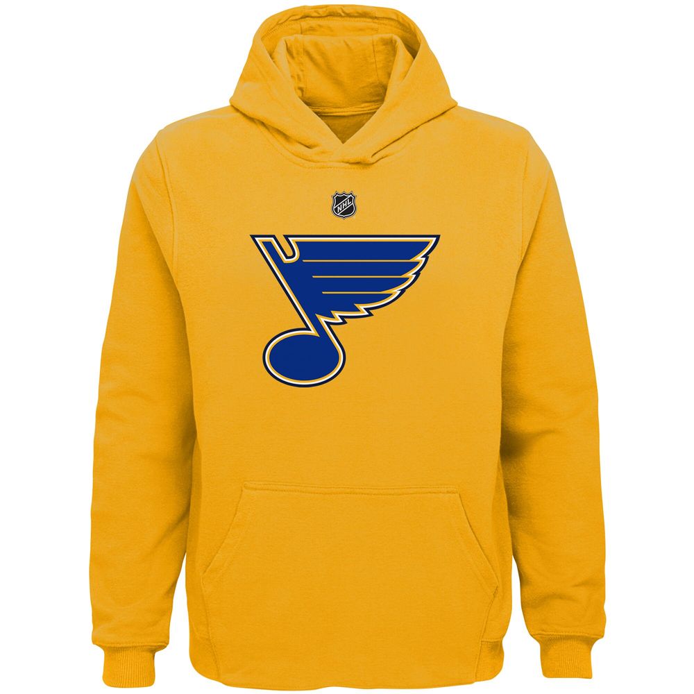 Outerstuff Youth Gold St. Louis Blues Primary Logo - Pullover Hoodie