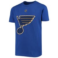 Youth Jordan Binnington Royal St. Louis Blues Player Name & Number T-Shirt