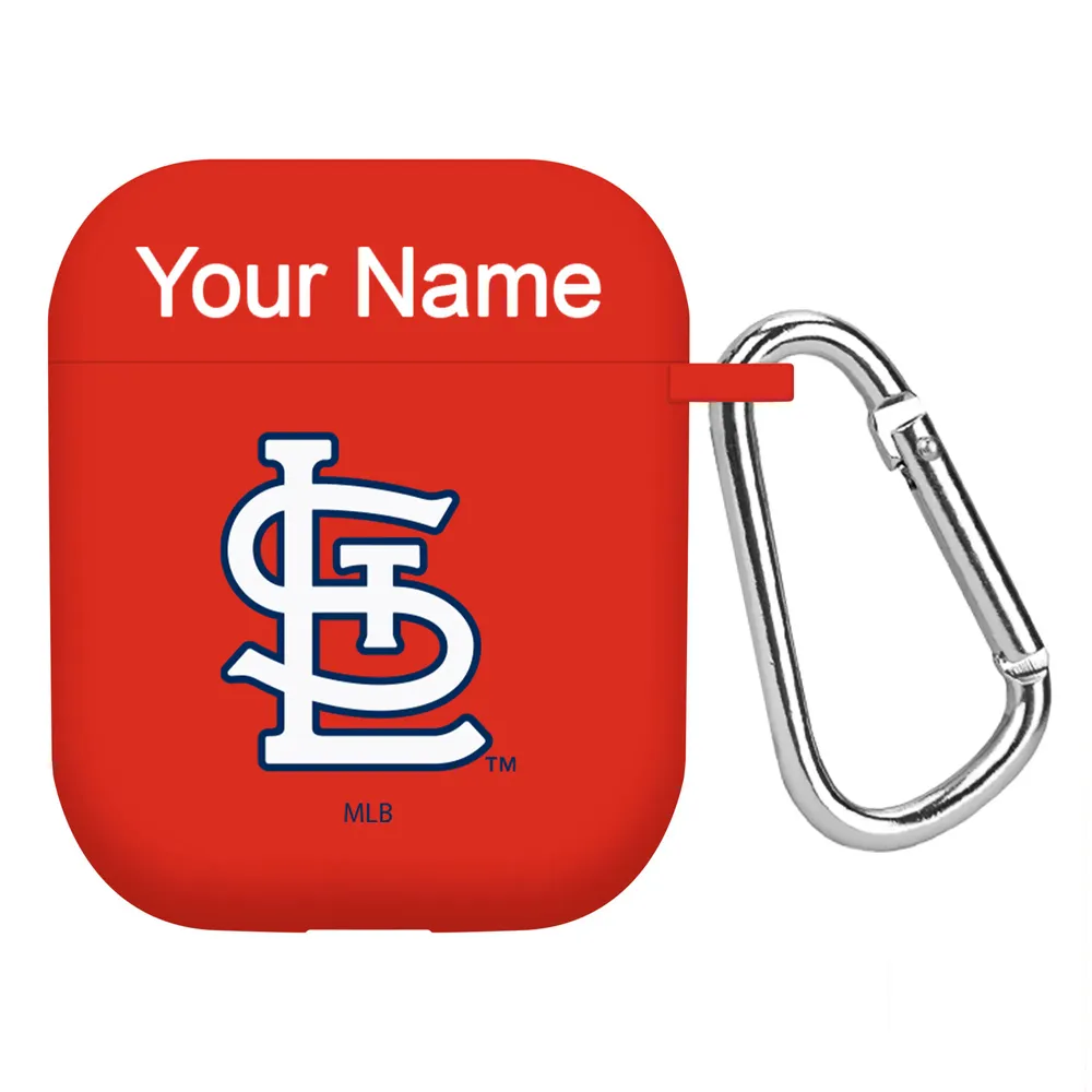 Lids St. Louis Cardinals Personalized Silicone AirPods Case Cover