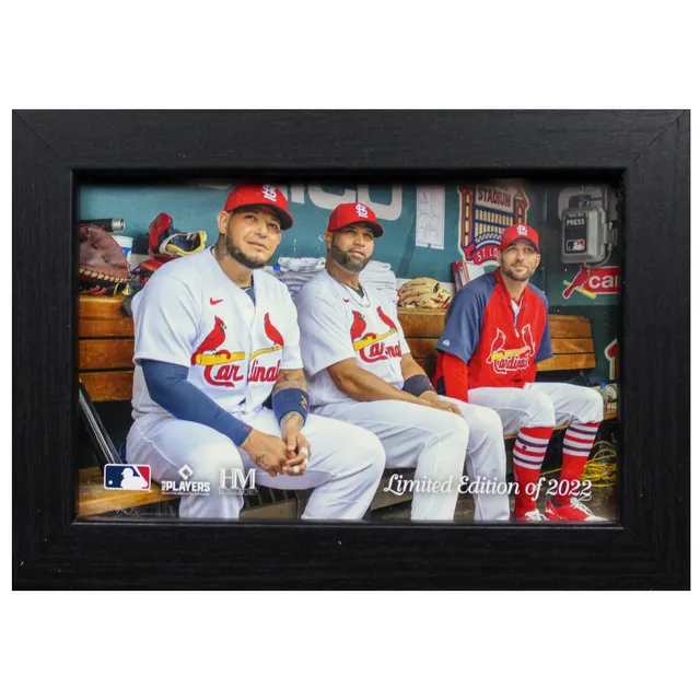 Adam Wainwright & Yadier Molina St. Louis Cardinals Multi-Signed 8 x 10  Standing Together Photograph